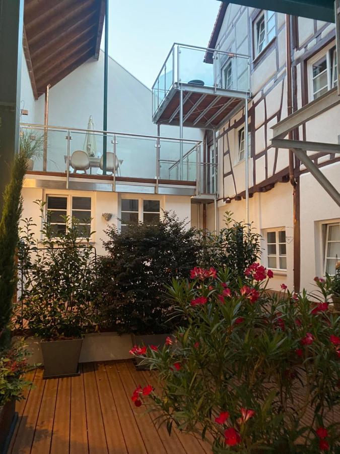 Das Schiefe Haus - Wohnung "Altstadt" Heppenheim  Eksteriør billede